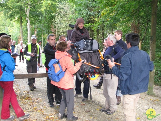 randonnée sportive avec joëlettes, Tervuren, 2012